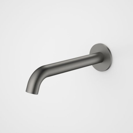 Caroma Liano II 210mm Basin & Bath Outlet (Round Cover Plate) - LF Gun Metal - 96374GM6AF
