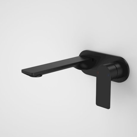 Caroma Urbane II 180mm Wall Basin / Bath Mixer LF - Matte Black