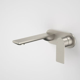 Caroma Urbane II 180mm Wall Basin / Bath Mixer LF - Brushed Nickel - 99631BN6AF