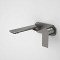 Caroma Urbane II 180mm Wall Basin / Bath Mixer LF - Gun Metal - 99631GM6AF