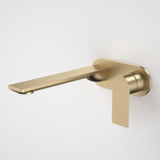 Caroma Urbane II 220mm Wall Basin / Bath Mixer LF - Brushed Brass - 99641BB6AF