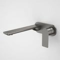Caroma Urbane II 220mm Wall Basin / Bath Mixer LF - Gun Metal - 99641GM6AF