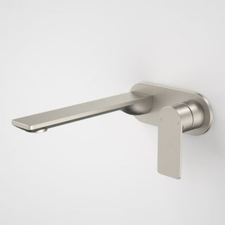 Caroma Urbane II 220mm Wall Basin / Bath Mixer LF - Brushed Nickel - 99641BN6AF