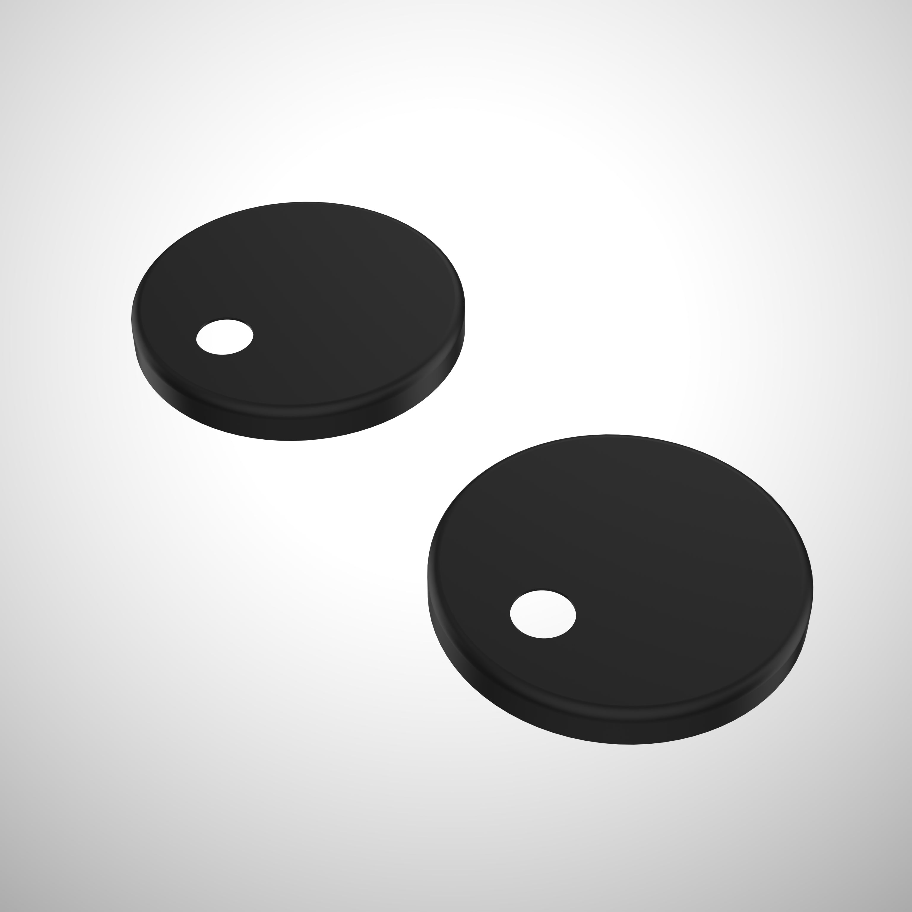 Caroma Urbane II Toilet Seat Hinge Caps - Matte Black - 254213B