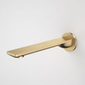 Caroma Urbane II 220mm Basin/Bath Outlet LF - Brushed Brass - 99667BB6AF