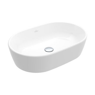 Villeroy & Boch Architectura 2.0 600 Oval Above Counter Basin Includes Overflow - Alpine White 5A266001