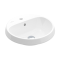 Villeroy & Boch Architectura 2.0 450 Round Drop-In Basin Includes Overflow - Alpine White 5A654501