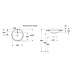 Villeroy & Boch Architectura 2.0 450 Round Drop-In Basin Includes Overflow - Alpine White 5A654501