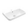 Villeroy & Boch Architectura 2.0 600 Rectangular Inset Basin 1 Taphole Includes Overflow - Alpine White 5A676001