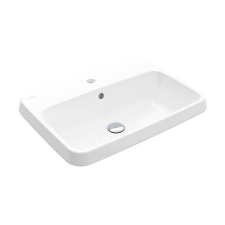 Villeroy & Boch Architectura 2.0 600 Rectangular Inset Basin 1 Taphole Includes Overflow - Alpine White 5A676001