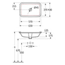 Villeroy & Boch Architectura 2.0 570 Rectangular - Alpine White