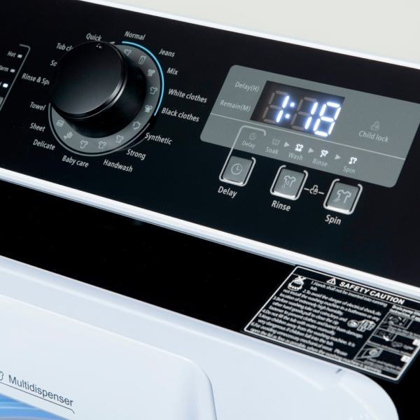 Euro Appliances 12kg Top Load Washing Machine - ETL12KWH