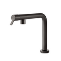 Gessi Su&Giù Retractable Spout Right Angle Sink Mixer - Brushed Black - 60071#707