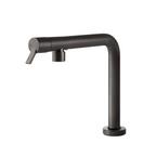 Gessi Su&Giù Retractable Spout Right Angle Sink Mixer - Brushed Black - 60071#707