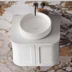 Cassa Design Westminster 600mm Wall Hung Vanity Pale Grey - WES600PG