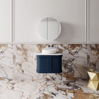 Cassa Design Westminster 600mm Wall Hung Vanity Vintage Blue - WES600BL