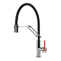 Gessi Officine V Gooseneck Semi-Professional Spray Mixer - Chrome - 60205#031