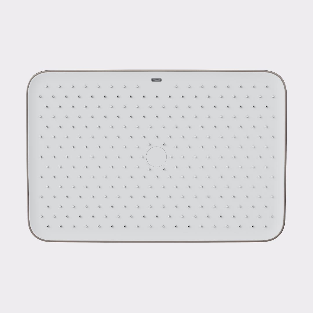 Villeroy & Boch Infinity Overhead Shower - Gun Metal - 6104190