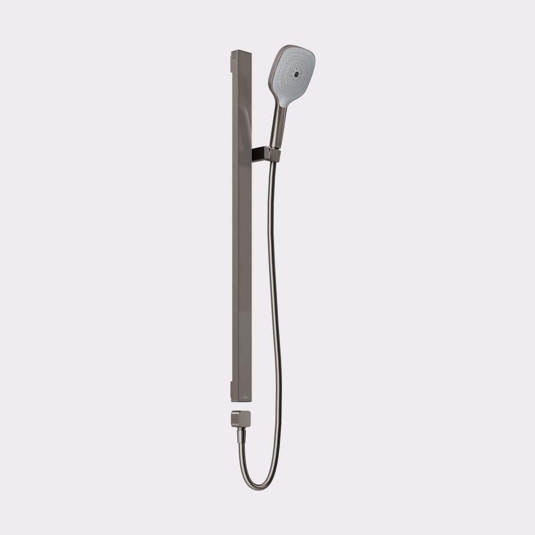 Villeroy & Boch Infinity Rail Set - Gun Metal - 6106990B