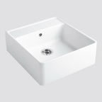 Villeroy & Boch Butler 595 Sink with Overflow - Alpine White 632000R1CB