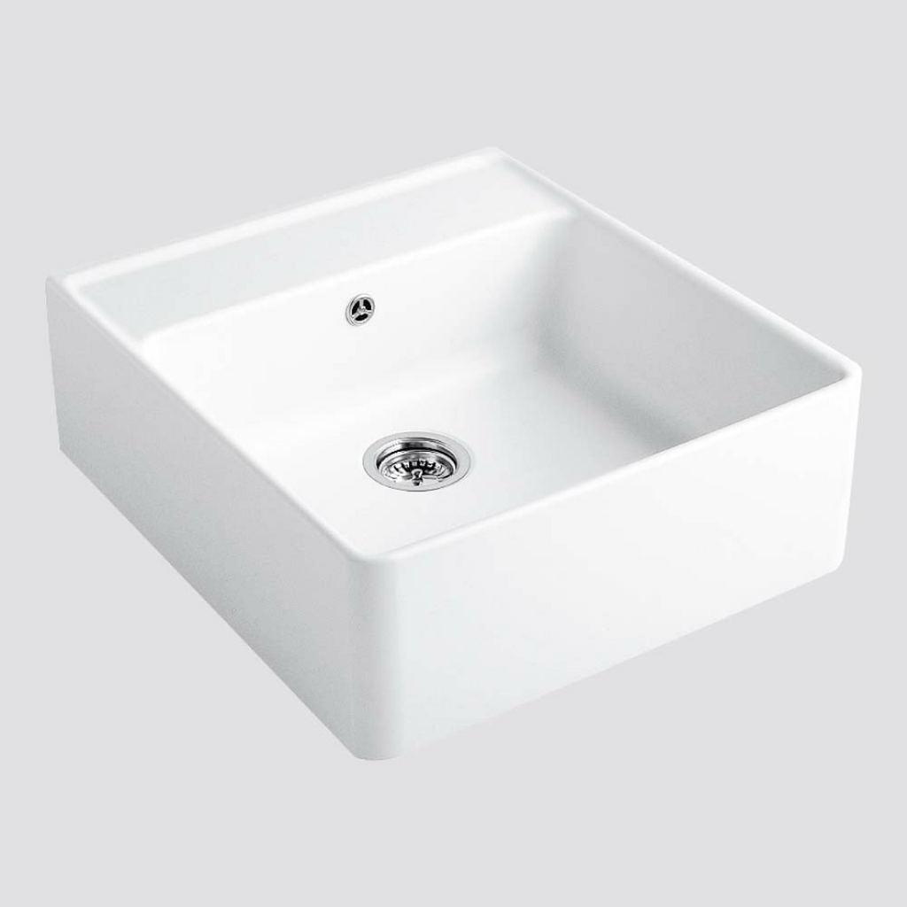 Villeroy & Boch Butler 595 Sink with Overflow - Alpine White 1TH 632000R1TCB