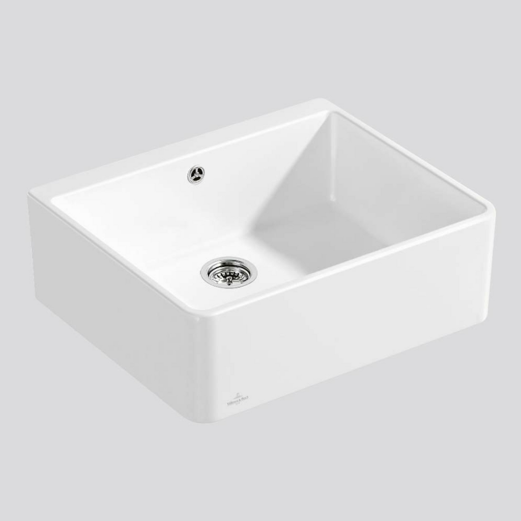 Villeroy & Boch Subway Butler 60X 595 Sink with Overflow - Alpine White 636000R1CB