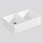 Villeroy & Boch Subway Butler 80X 795 Double Sink with Overflow - Alpine White 638000R1CB