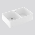 Villeroy & Boch Subway Butler 80X 795 Double Sink with Overflow - Stone White 638001RWCB