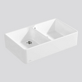 Villeroy & Boch Subway Butler 90X 900 Double Sink with Overflow - Alpine White 639000R1CB