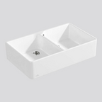 Villeroy & Boch Subway Butler 90X 900 Double Sink with Overflow - Alpine White 639000R1CB