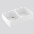 Villeroy & Boch Subway Butler 90X 900 Double Sink with Overflow - Stone White 639001RWCB