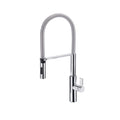 Parisi Libera Kitchen Mixer Chrome with Brushed Gunmetal Spring Spray 