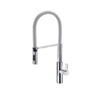 Parisi Libera Kitchen Mixer Chrome with Brushed Gunmetal Spring Spray 