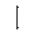 Phoenix 12V Heated Towel Rail Round 600mm - Matte Black - 650-8760-10