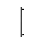 Phoenix 12V Heated Towel Rail Round 600mm - Matte Black - 650-8760-10