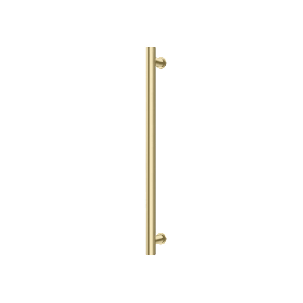 Phoenix 12V Heated Towel Rail Round 600mm - Brushed Gold - 650-8760-12
