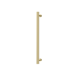 Phoenix 12V Heated Towel Rail Round 600mm - Brushed Gold - 650-8760-12