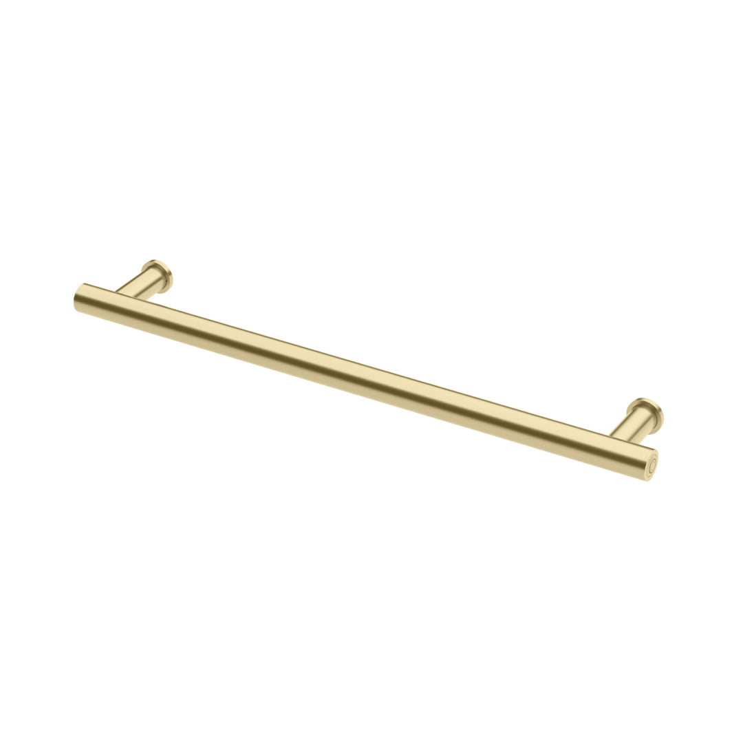 Phoenix 12V Heated Towel Rail Round 600mm - Brushed Gold - 650-8760-12