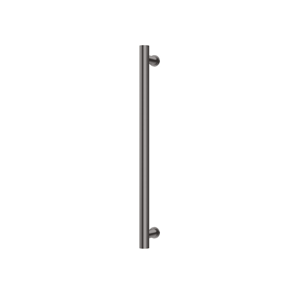 Phoenix 12V Heated Towel Rail Round 600mm - Brushed Carbon - 650-8760-31