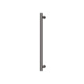 Phoenix 12V Heated Towel Rail Round 600mm - Brushed Carbon - 650-8760-31