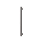 Phoenix 12V Heated Towel Rail Round 600mm - Brushed Carbon - 650-8760-31