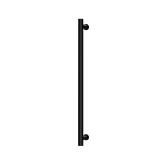 Phoenix 12V Heated Towel Rail Round 800mm - Matte Black - 650-8761-10