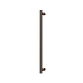 Phoenix 800mm Round Heated Towel Rail - Brushed Bronze