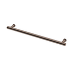 Phoenix 800mm Round Heated Towel Rail - Brushed Bronze