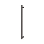 Phoenix 12V Heated Towel Rail Round 800mm - Brushed Carbon - 650-8761-31