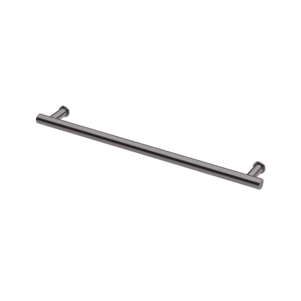 Phoenix 12V Heated Towel Rail Round 800mm - Brushed Carbon - 650-8761-31