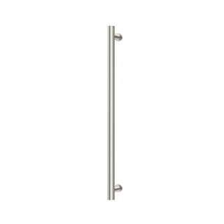 Phoenix 12V Heated Towel Rail Round 800mm - Brushed Nickel - 650-8761-40