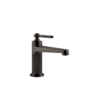 Gessi Venti20 Basin Mixer without Waste - Black Metal Brushed PVD PF65002-707