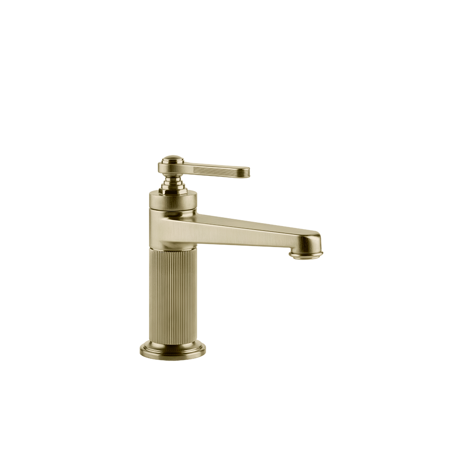 Gessi Venti20 Basin Mixer without Waste - Brass Brushed PVD PF65002-727