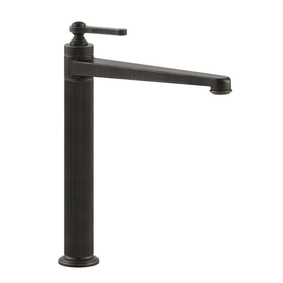 Gessi Venti20 High Basin Mixer without Waste - Aged Bronze PF65004-187